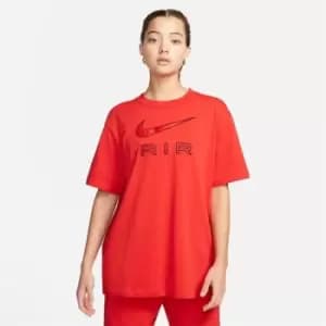Nike Air Womens T-Shirt - Red
