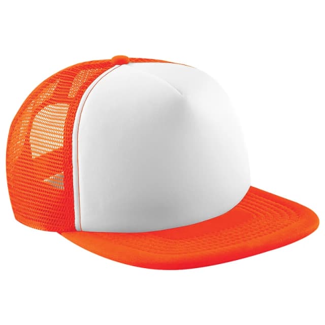 Beechfield Beechfield Men Vintage Plain Snap-Back Trucker Cap in Burnt Orange Burnt Orange One Size Male 5055747771138