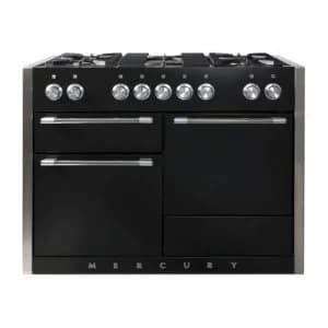 Mercury MCY1200DFLQ 92940 120cm Dual Fuel Range Cooker - Liquorice Finish