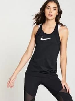 Nike Training Mesh Tank Top Black Size L Women