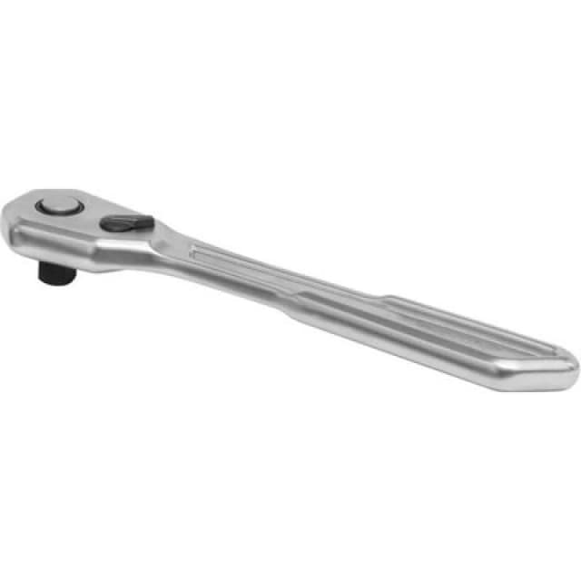 Loops Low Profile 90-Tooth Ratchet Wrench - 3/8 Inch Sq Drive - Flip Reverse Mechanism Multi