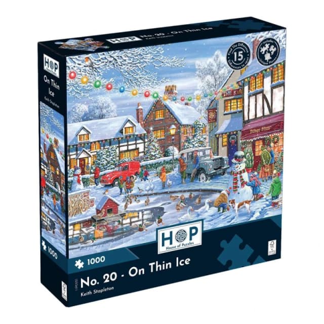 The House Of Puzzles No. 20 - On Thin Ice, 1000 Piece Jigsaw Puzzle Multicolor Unisex