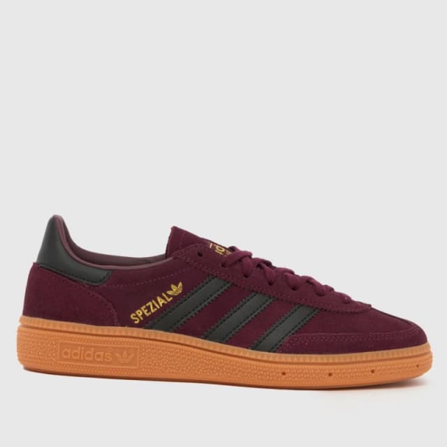 adidas Originals Junior Handball Spezial Shoes Maroon/Black unisex 4 (36.7)