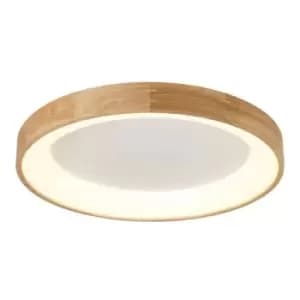 Cristal Mad LED Ceiling Light 42W 3200Lm 3000K 60cm Natural Wood