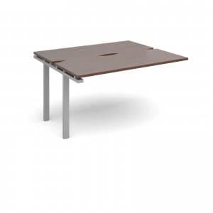 Adapt II Add On Units Back to Back 1400mm x 1200mm - Silver Frame wal