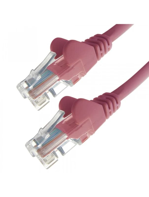 Connekt Gear 10m RJ45 CAT5e UTP Stranded Flush Moulded Network Cable - 24AWG - Pink