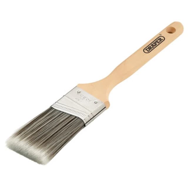 Draper Wooden Handle Synthetic Angled Paint Brush PB-A/WOOD-2" Width: 50mm
