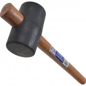 Faithfull Black Rubber Mallet 680g