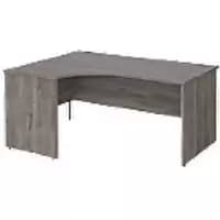 Dams International Left Hand Ergonomic Desk MP16ELGO 1,600 x 1,200 x 725 mm