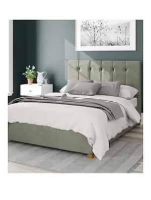 Aspire Hepburn Fabric Ottoman Storage Bed Frame