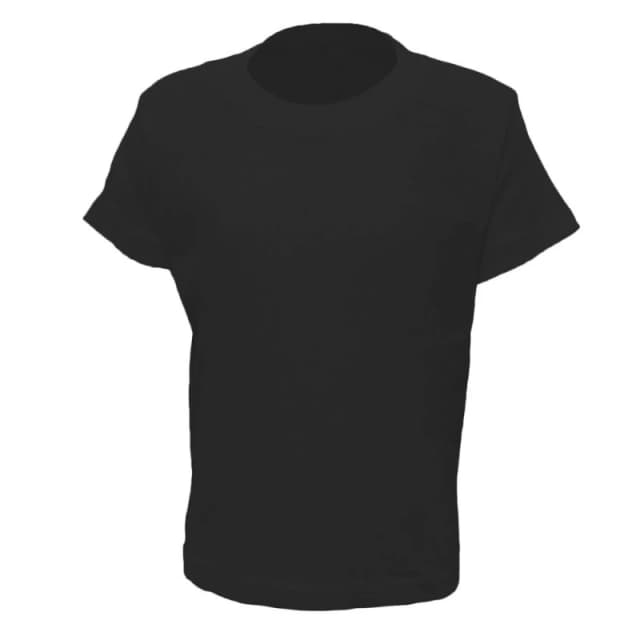 Casual Classics Casual Classic Ringspun Tee 5-6 Years in Black Unisex 5-6 Years
