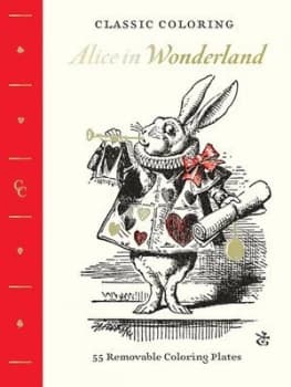 Classic Coloring Alice in Wonderland Coloring Book by Abrams Noterie