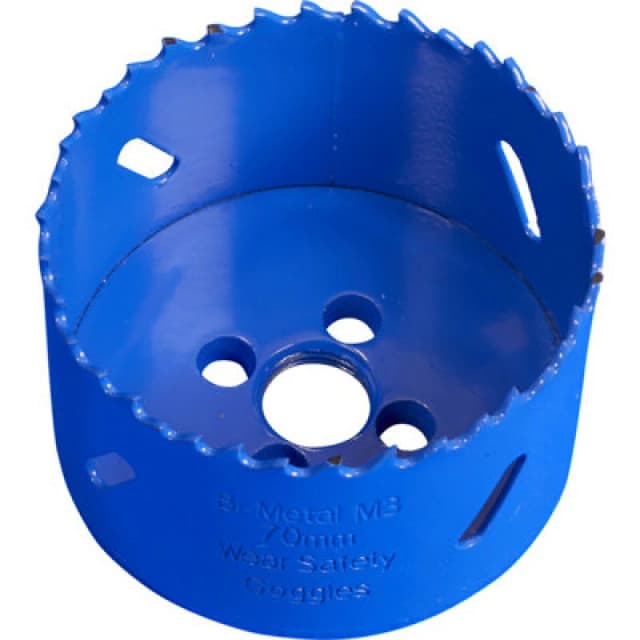 Loops 70mm HSS Hole Saw Blade - Milled Teeth - Bi-Metal M3 Steel Long Lasting Drill Metallics