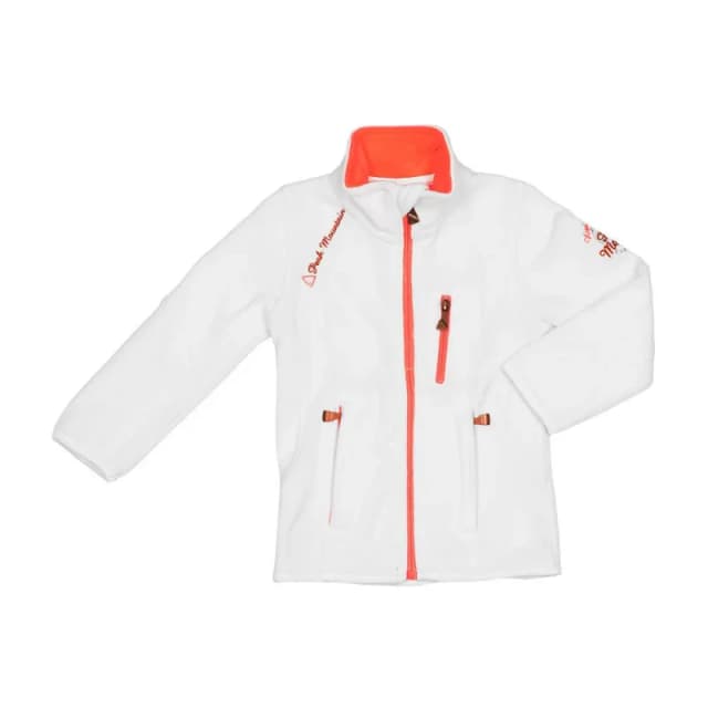 Girl's fleece jacket Peak Mountain Gacalon Blanc Female 12 ans