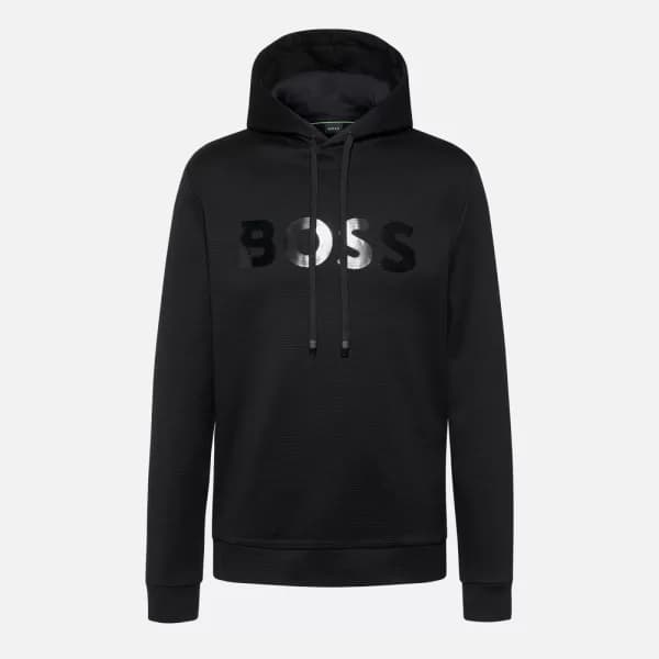 BOSS Green Mens Soody Mirror Hoodie - Black - XL