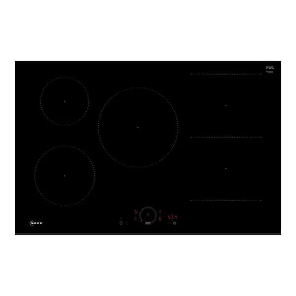 Neff T58FHW1L0 N70 Series 80cm 5 Zone Induction Hob - Black T58FHW1L0 Black