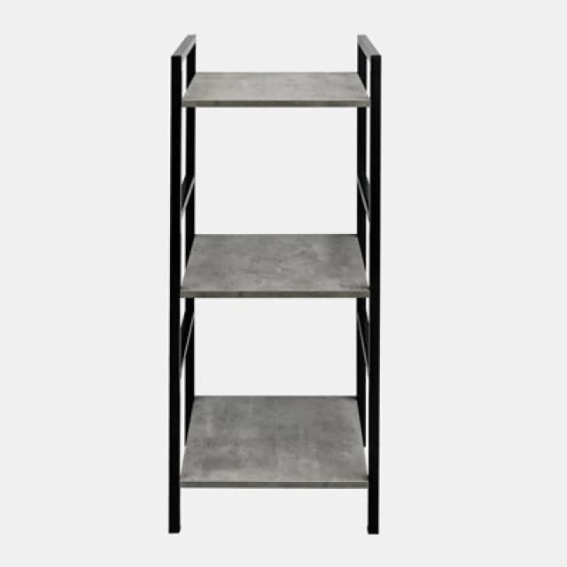OHS OHS Shelving Unit 3 Tier Living Room Storage Organiser Modern Wire Home Decor Office in Light Grey Light Grey One Size Unisex 5027434215256