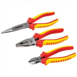 Avit Electricians VDE Vanadium Chrome 3pc Pliers Set