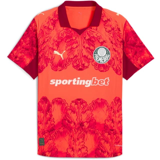 Puma x KidsSuper Palmeiras Authentic Goalkeeper Shirt 2025 2026 Adults Glowing Red male S