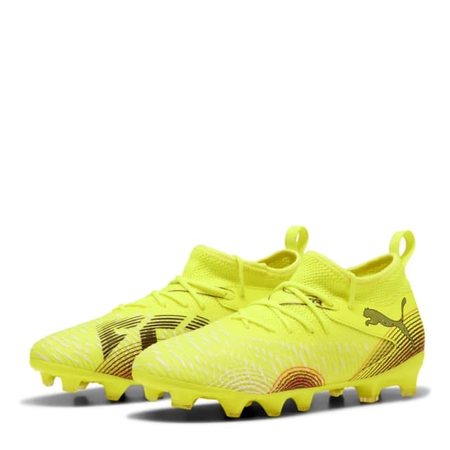 Puma Unisex Kids Future Match Firm Ground Football Boots Yellow Alert unisex 1 (33)