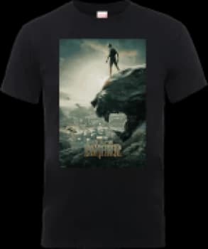 Black Panther Poster T-Shirt - Black
