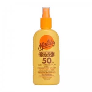Malibu Once Daily Clear Protection Spray SPF50 200ml