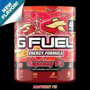 G Fuel Raspberry Pie (40 Servings) Elite Energy and Endurance Formula