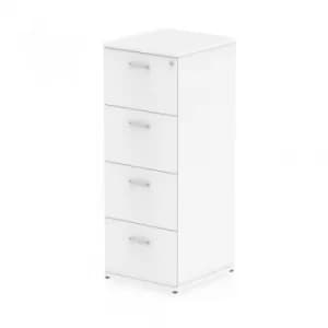 Impulse Filing Cabinet 4 Drawer White