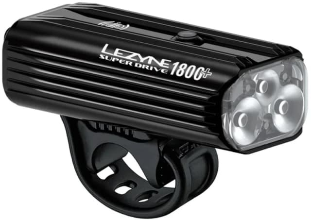 Lezyne Super Drive 1800+ Smart Front Cycle Light 1800/FRONT Black - Cycles UK
