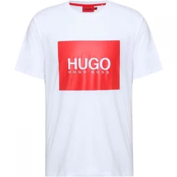 Hugo Boss Dolive Large Logo T-Shirt White Size XL Men