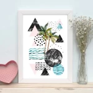 BC1008130633 Multicolor Decorative Framed MDF Painting