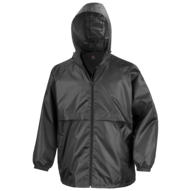 Result Core Mens Windbreaker in Black Size: Small Black Male S