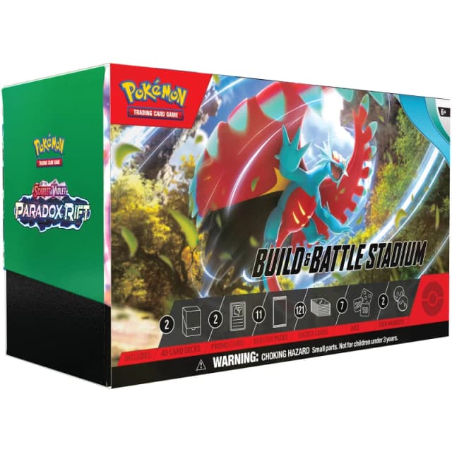 Pokemon Trading Card Games: Scarlet & Violet 4 - Paradox Rift - Build & Battle Stadium