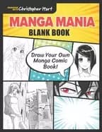 manga mania blank book draw your own manga comic book
