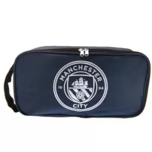 Manchester City FC Colour React Crest Boot Bag (One Size) (Navy/White)