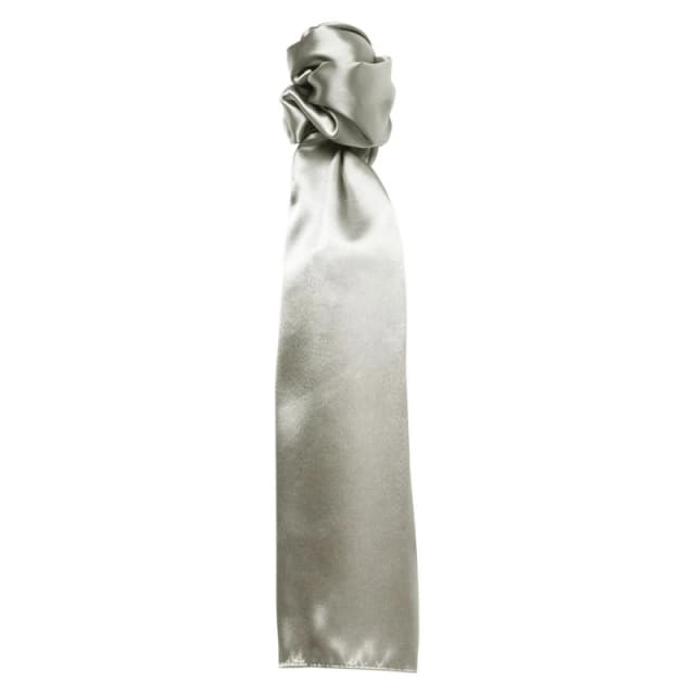 Premier Premier Men Colours Plain Scarf in Silver Silver One Size Male 5063470683239