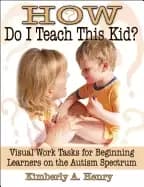 how do i teach this kid visual work tasks for beginning learners on the aut