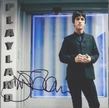 Johnny Marr Playland - Autographed 2014 UK CD album NVCD002