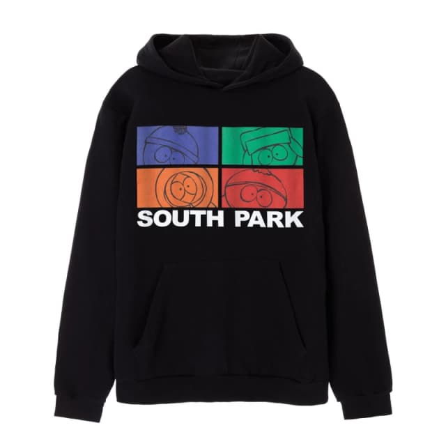 South Park South Park Men Hoodie in Black Size: large Black L Male 5063203026883