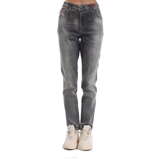 Diesel 2015 Babhila Skinny-Fit Jeans Black Grey female 23R