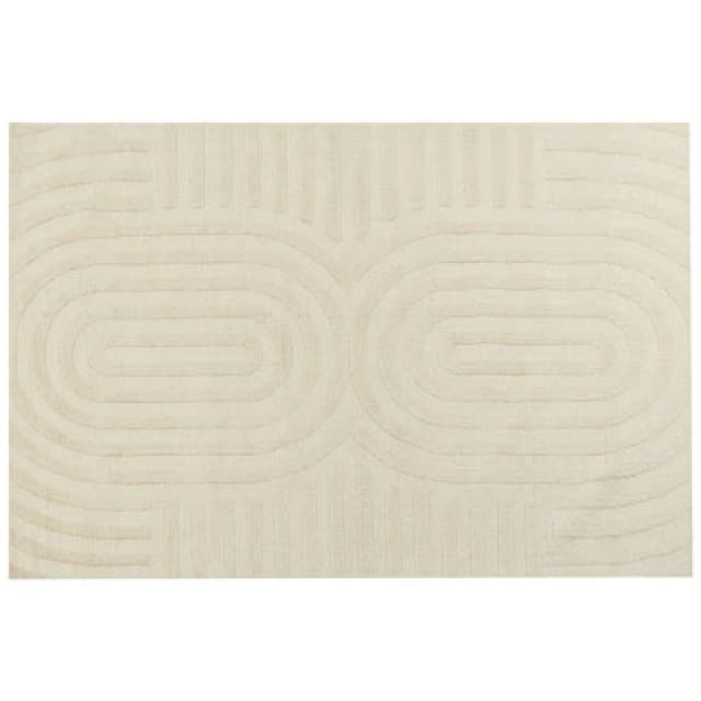 Beliani Rug Mastung Beige 200 X 300 Cm Wool