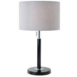 Village At Home Madaline Table Lamp - Black/Grey