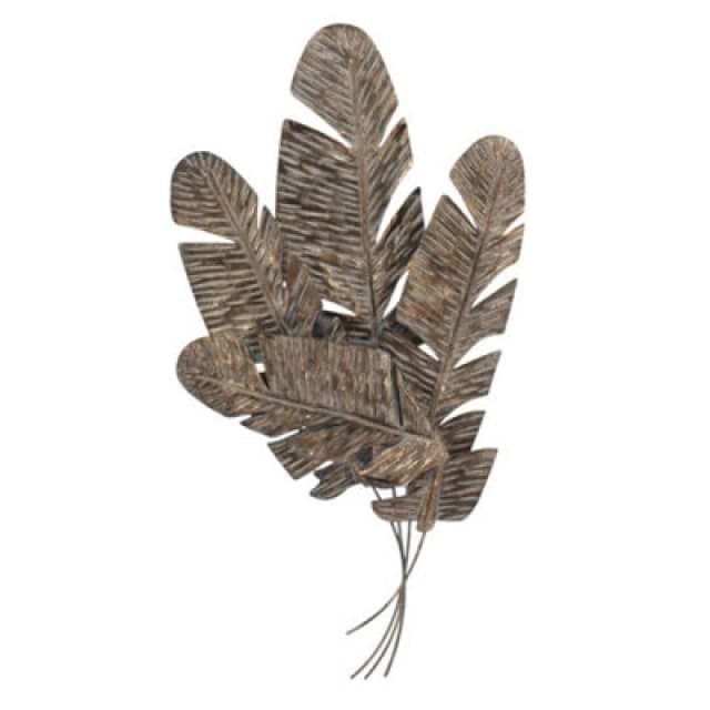 MSL 116CM METAL WALL DECOR Feathers