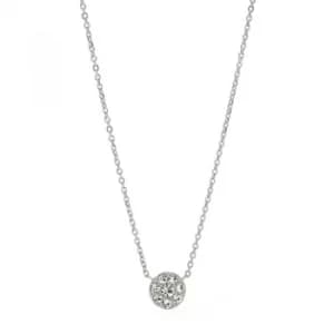 Ladies Fossil Silver Plated Vintage Glitz Necklace