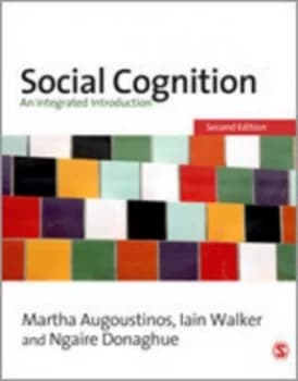 Social Cognition by Martha Augoustinos Book