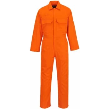 Portwest - BIZ1 Orange Sz XL T Bizweld Flame Retardant Welder Overall Coverall Safety Boiler Suit