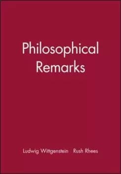 Philosophical remarks - Ludwig Wittgenstein - Paperback - Used