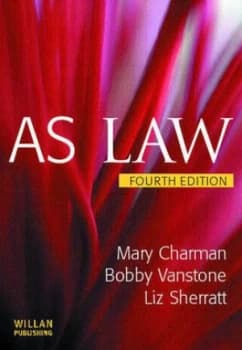 As Law 4/e by Mary Charman Book