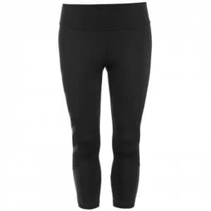 Reebok Mesh Capri Leggings Ladies - Black