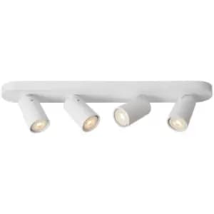 Lucide XYRUS - Ceiling Spotlight Bar - LED Dim to warm - GU10 - 4x5W 2200K/3000K - White